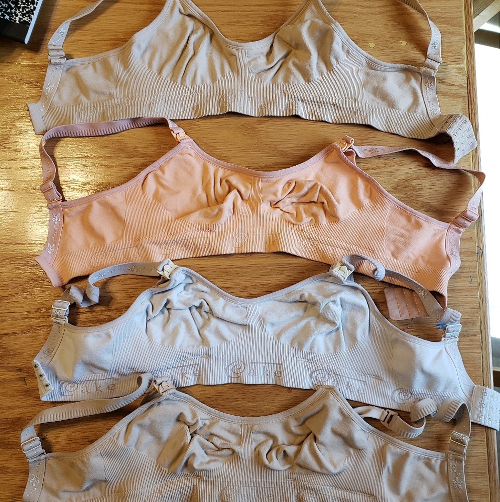4 Cake Lingerie Nursing Bras - used